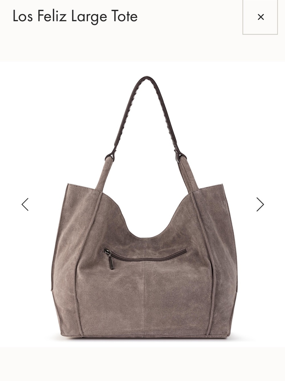 The Sak Los Feliz Large Tote in Taupe - Picture 3 of 8